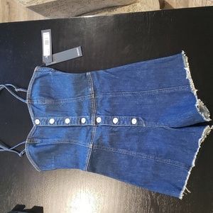 NWT! Hudson denim button up romper